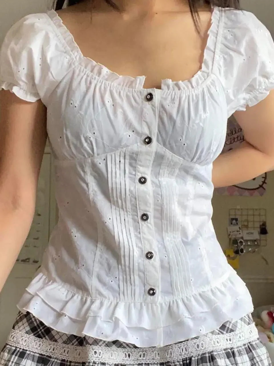 Womens Kawaii Corset Tops